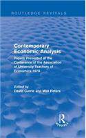 Contemporary Economic Analysis (Routledge Revivals)