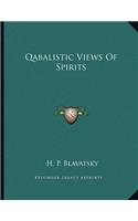 Qabalistic Views Of Spirits