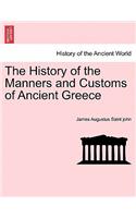 History of the Manners and Customs of Ancient Greece Vol. II.