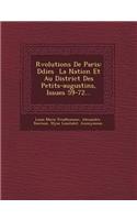 R&#65533;volutions De Paris