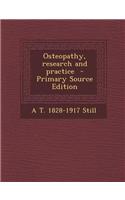 Osteopathy, Research and Practice