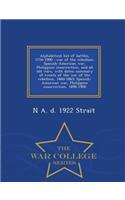Alphabetical List of Battles, 1754-1900