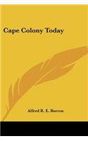 Cape Colony Today