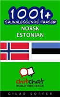 1001+ grunnleggende fraser norsk - estonian