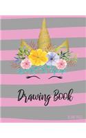 Drawing Book Blank Pages: Dot Grid Journal Notebook