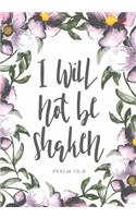 I will not be shaken PSALM 16