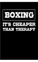 Boxing Cheaper Than Therapy