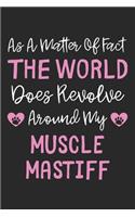As A Matter Of Fact The World Does Revolve Around My Muscle Mastiff