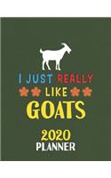 I Just Really Like Goats 2020 Planner