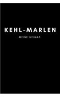 Kehl-Marlen: Notizbuch, Notizblock, Notebook - Liniert, Linien, Lined - 120 Seiten, DIN A5 (6x9 Zoll) - Notizen, Termine, Ideen, Skizzen, Planer, Tagebuch, Organ