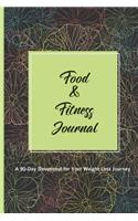 Food & Fitness Journal A 90-Day Devotional For Your Weight Loss Journey: With Daily Bible Quotes For Christian Adults;Track & Plan Your Meals Every Day. Food Planning and Workout Exercise Routines For Men & Women; Reflect