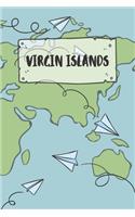 Virgin Islands: Ruled Travel Diary Notebook or Journey Journal - Lined Trip Pocketbook for Men and Women with Lines
