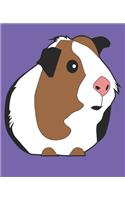 Guinea Pig Composition Notebook: Primary Ruled Notebook Lined School Journal - 110 Pages - 7.5 x 9.25" - Children Kids Girls Boys Teens Women Wide Ruled School Composition Books