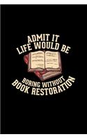 Admit it Book restoration