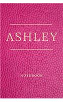Ashley's Notebook: Personalised Custom notebook for Ashley: Beautiful marble effect notebook notepad jotter - makes a special personal gift and present for Abby