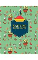 Knitting Graph Paper Notebook - 2: 3 Ratio: Knitters Journal, Knitting Design Grid, Knitting Graphs, Cute BBQ Cover(88 Knitting Graph Paper Notebook)