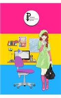 Weekly Planner: With Pansexual Flag and Symbol for Queer Girls and Boys