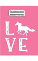 Horse Composition Notebook