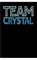 Team Crystal: Black, Blue Design, Blank College Ruled Line Paper Journal Notebook for Project Managers and Their Families. (Agile and Scrum 6 x 9 inch Composition