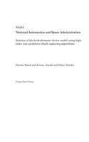 Solution of the Hydrodynamic Device Model Using High-Order Non-Oscillatory Shock Capturing Algorithms