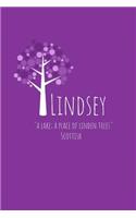 Custom Name Journal: Lindsey: A Personalized Lined Notebook