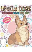 Lovely Dogs Coloring Book for Kids