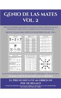 Fichas con juegos para la guardería (Genio de las mates Vol. 2): Incluye múltiples desafíos matemáticos para el preescolar más inteligente. Precisa de la habilidad de contar hasta 20.