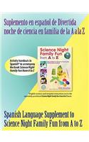Spanish Supplement to Science Night Family Fun from A to Z