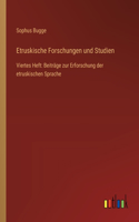 Etruskische Forschungen und Studien