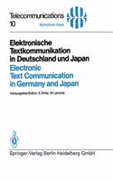 Elektronische Textkommunikation in Deutschland Und Japan / Electronic Text Communication in Germany and Japan