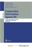 Cooperative Information Agents VII