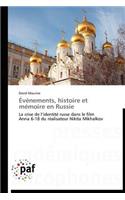 Événements, Histoire Et Mémoire En Russie