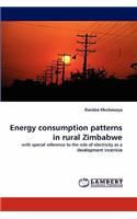 Energy consumption patterns in rural Zimbabwe