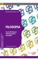 Cos de Professors d'Ensenyament Secundari. Filosofia. Programacio Didactica (Catalan Edition)