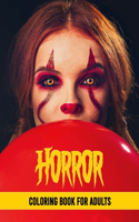 Horror Coloring Book for Adults