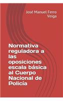 Normativa reguladora a las oposiciones escala básica al Cuerpo Nacional de Policía