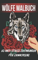 Wölfe Malbuch