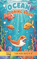 Ocean Coloring Book for Kids Ages 4-8