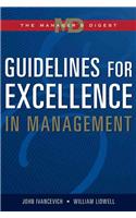 Guidelines for Excellence in Management: The Manager's Digest