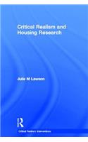 Critical Realism and Housing Research