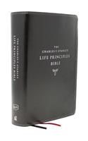 Kjv, Charles F. Stanley Life Principles Bible, 2nd Edition, Leathersoft, Black, Indexed, Comfort Print