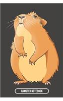 Hamster Notebook: 120 Lined Pages 6 x 9