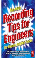 Recording Tips for Engineers