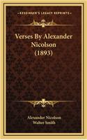 Verses by Alexander Nicolson (1893)