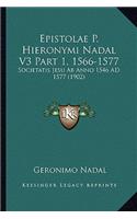 Epistolae P. Hieronymi Nadal V3 Part 1, 1566-1577