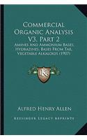 Commercial Organic Analysis V3, Part 2