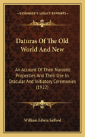 Daturas Of The Old World And New