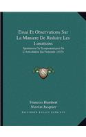 Essai Et Observations Sur La Maniere De Reduire Les Luxations