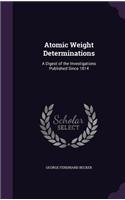Atomic Weight Determinations