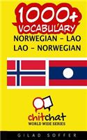 1000+ Norwegian - Lao Lao - Norwegian Vocabulary